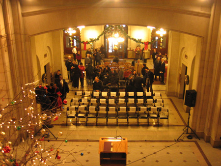 Albany City Hall Lobby Ready For Action