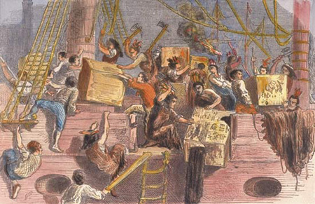 Boston Liberals Defy The British East India Company, Dec. 1773