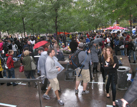 Zuccotti Park NYC October 2011: Like An Ongoing Festival