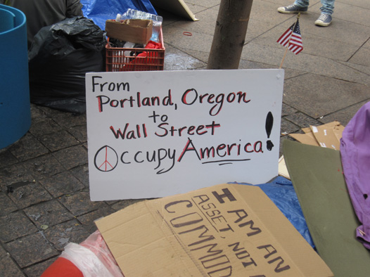 From Portland, Oregon to Wall Street Occupy America!