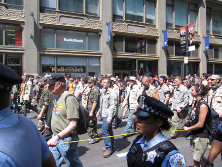 Veterans March In Chicago, May 2012
