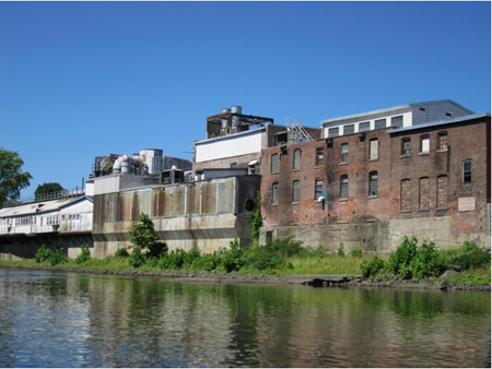 Industrial Buildings Along The Waterford Waterfront