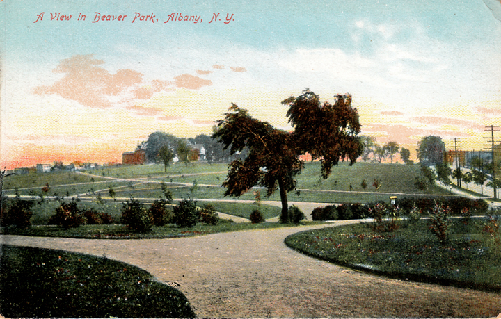 Postcard "Beaver Park, Albany N.Y." 