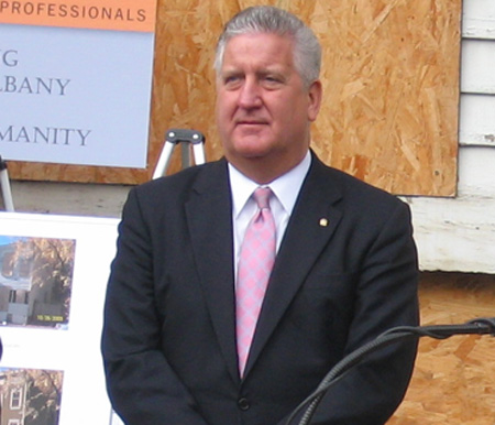 Albany Mayor Jerry Jennings In The South End