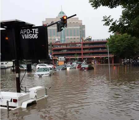 Downtown Albany Drowned By The Beaverkill