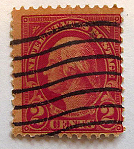 Two Cent Stamp That fell Off The Envelope
