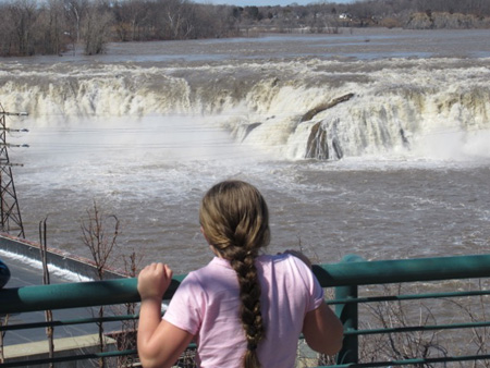 Cohoes Falls, South And Center End, April 2017