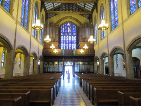 Looking Back Toward The Entrance From The Altar
