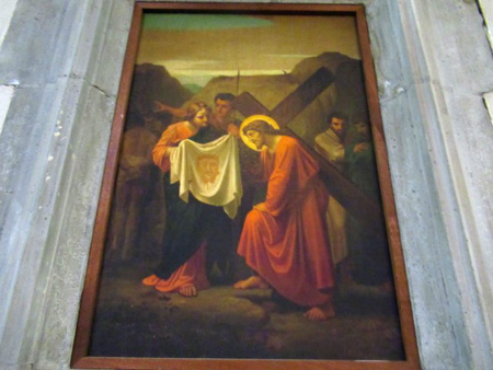 The Sixth Station Of The Cross Depicting The Veil Of Veronica