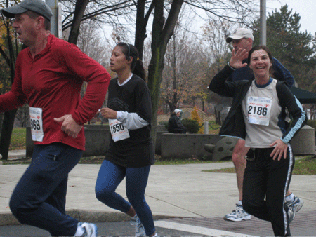 Sandra At Right, Allegedly Suffering