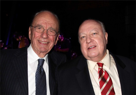 Aren’t They Lovely? Rupert Murdoch And His Best Boy Roger Ailes