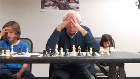 Senator Sanders At The Chessboard, Vermont 2014