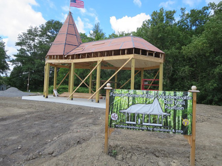 The New Pavilion At The Other End Of The Rail Trail In Vorheesville